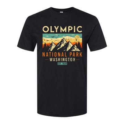 Est 1938 Washington Retro National Park Softstyle CVC T-Shirt