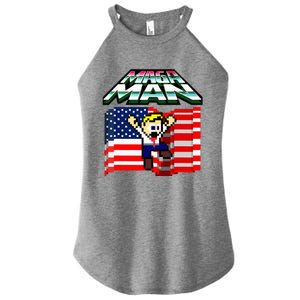 Election 2024 American Flag Maga Man Women's Perfect Tri Rocker Tank