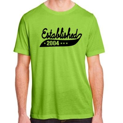 Established 2004 Funny Birthday Gift Ideas Adult ChromaSoft Performance T-Shirt