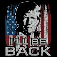 Election 2024 I'll Be Back Trump 2024 Vintage Donald Trump Womens Tank Top