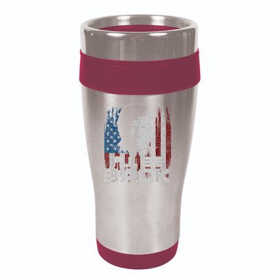 Election 2024 I'll Be Back Trump 2024 Vintage Donald Trump 16oz Travel Tumbler