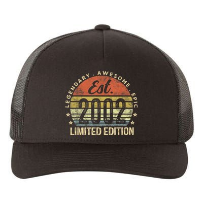 Est 2002 Limited Edition 21st Birthday Gifts 21 Year Old Yupoong Adult 5-Panel Trucker Hat