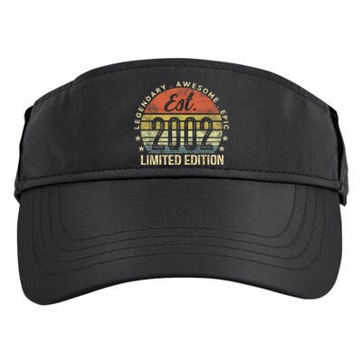 Est 2002 Limited Edition 21st Birthday Gifts 21 Year Old Adult Drive Performance Visor