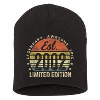 Est 2002 Limited Edition 21st Birthday Gifts 21 Year Old Short Acrylic Beanie