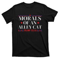 Election 2024 Morals Of An Alley Cat Political Debate Take America Back Maga T-Shirt