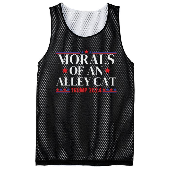 Election 2024 Morals Of An Alley Cat Political Debate Take America Back Maga Mesh Reversible Basketball Jersey Tank