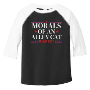 Election 2024 Morals Of An Alley Cat Political Debate Take America Back Maga Toddler Fine Jersey T-Shirt