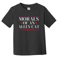 Election 2024 Morals Of An Alley Cat Political Debate Take America Back Maga Toddler T-Shirt