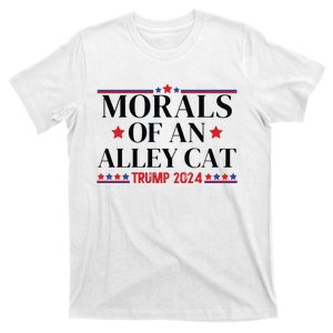 Election 2024 Morals Of An Alley Cat Political Debate Take America Back Maga T-Shirt