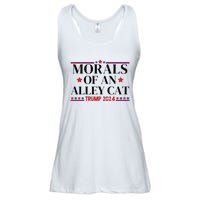 Election 2024 Morals Of An Alley Cat Political Debate Take America Back Maga Ladies Essential Flowy Tank