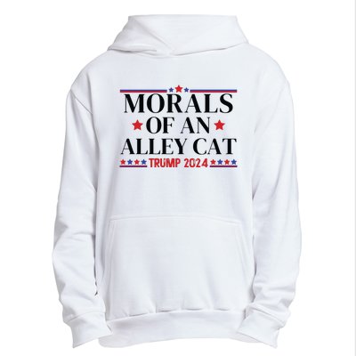 Election 2024 Morals Of An Alley Cat Political Debate Take America Back Maga Urban Pullover Hoodie