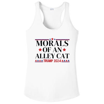 Election 2024 Morals Of An Alley Cat Political Debate Take America Back Maga Ladies PosiCharge Competitor Racerback Tank