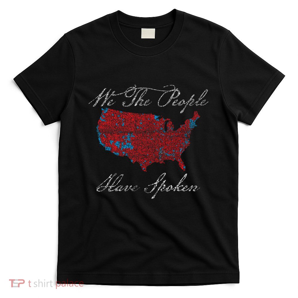 Election 2024 Map Trump Winning Counties T-Shirt