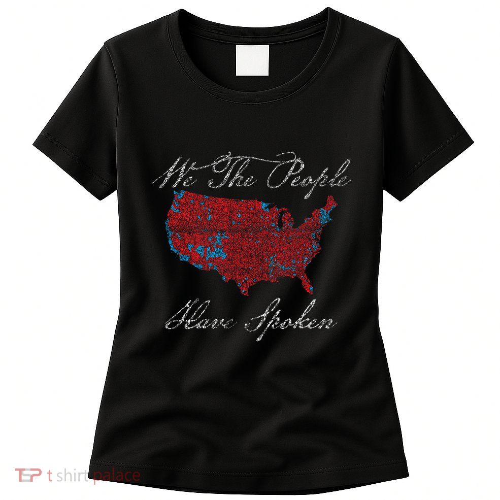 Election 2024 Map Trump Winning Counties Womens T-Shirt