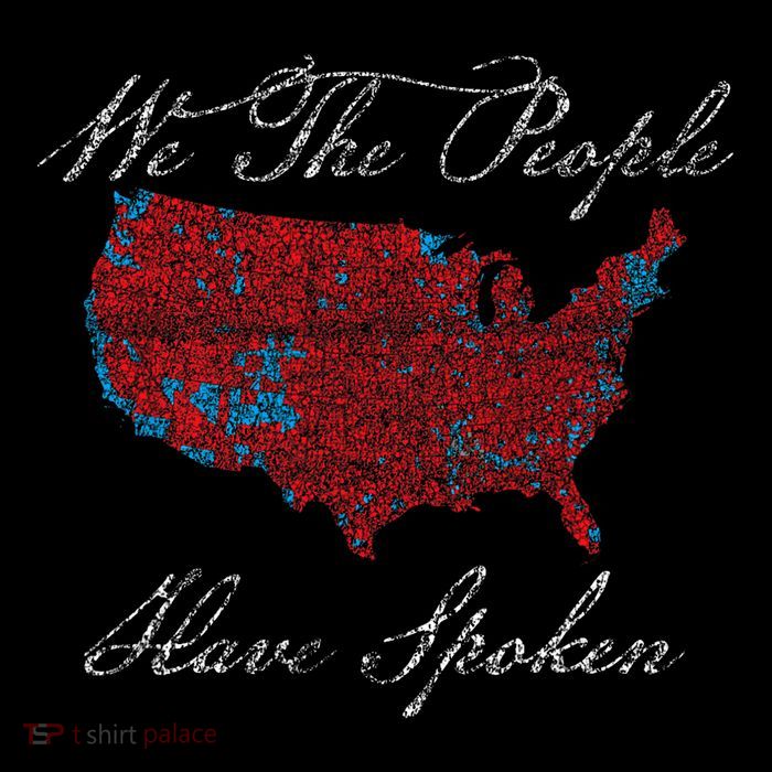 Election 2024 Map Trump Winning Counties Kids T-Shirt