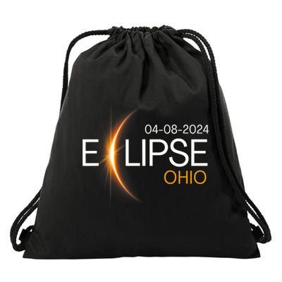 Eclipse 2024 Ohio Solar Totality Eclipse Ohio Solar 2024 Drawstring Bag