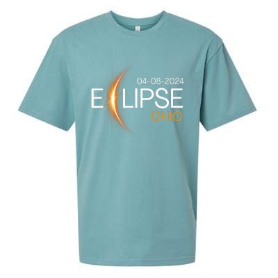 Eclipse 2024 Ohio Solar Totality Eclipse Ohio Solar 2024 Sueded Cloud Jersey T-Shirt