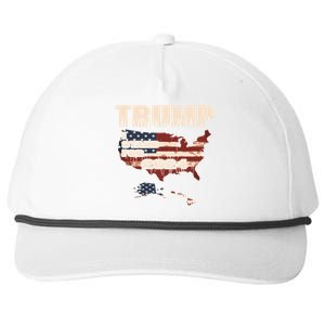 Election 2024 President Trump I Stand Merica Gift Snapback Five-Panel Rope Hat