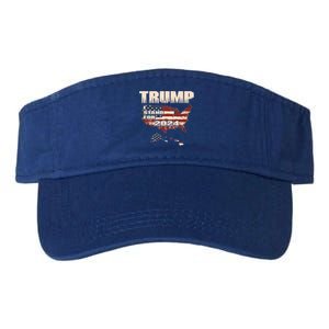 Election 2024 President Trump I Stand Merica Gift Valucap Bio-Washed Visor