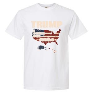 Election 2024 President Trump I Stand Merica Gift Garment-Dyed Heavyweight T-Shirt