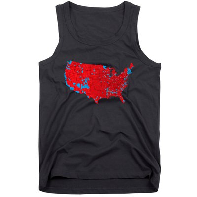 Election 2024 Results Map Trump Wins Counties Tank Top