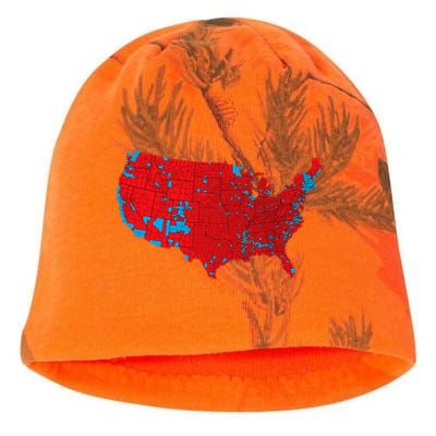 Election 2024 Results Map Trump Wins Counties Kati - Camo Knit Beanie