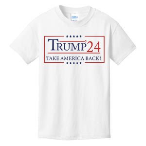 Election 2024 Trump Take America Back Kids T-Shirt