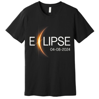 Eclipse 2024 Totality Eclipse Solar 2024 Premium T-Shirt