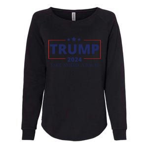 Election 2024 Trump Take America Back Womens California Wash Sweatshirt