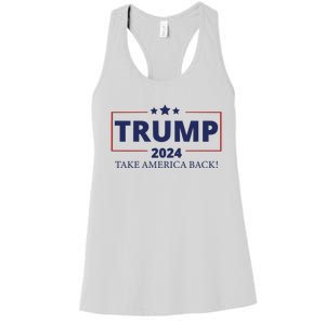 Election 2024 Trump Take America Back Women's Racerback Tank