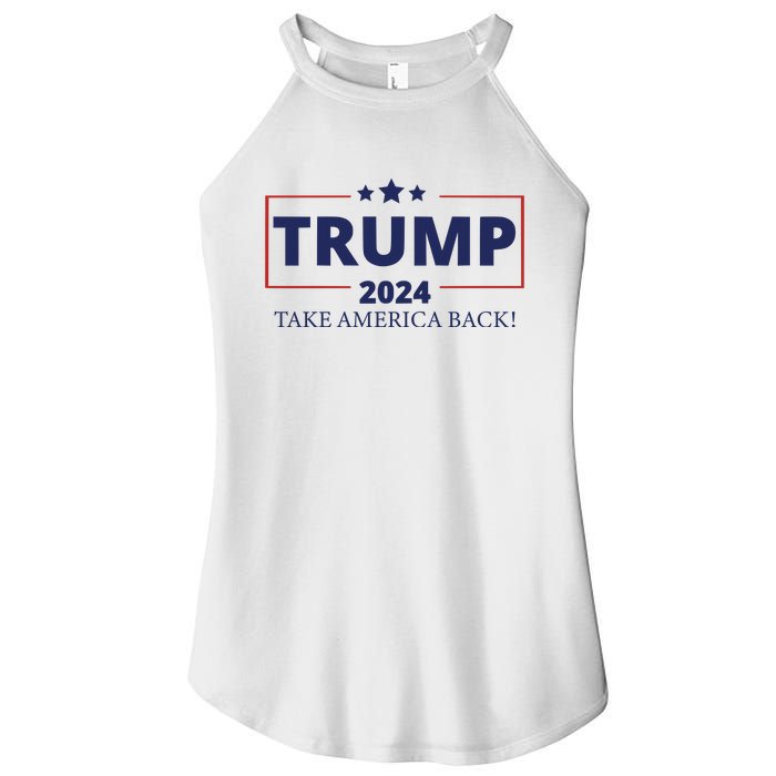 Election 2024 Trump Take America Back Women's Perfect Tri Rocker Tank