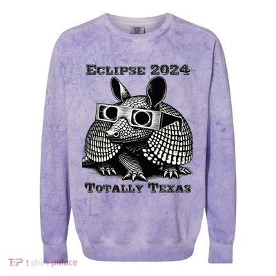 Eclipse 2024 Totally Texas Colorblast Crewneck Sweatshirt