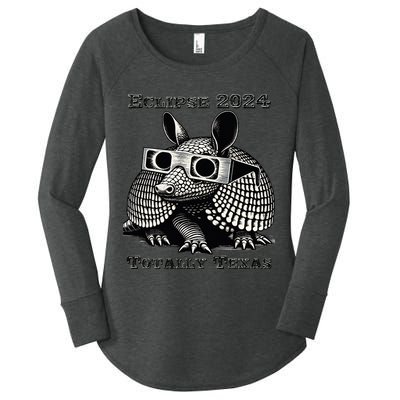 Eclipse 2024 Totally Texas Women's Perfect Tri Tunic Long Sleeve Shirt