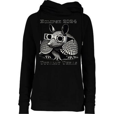 Eclipse 2024 Totally Texas Womens Funnel Neck Pullover Hood