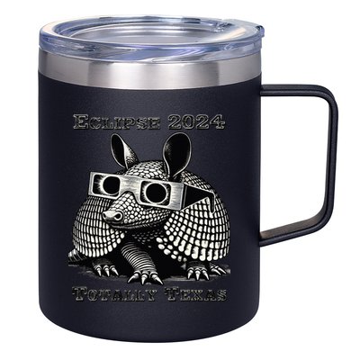 Eclipse 2024 Totally Texas 12oz Stainless Steel Coffee Mug