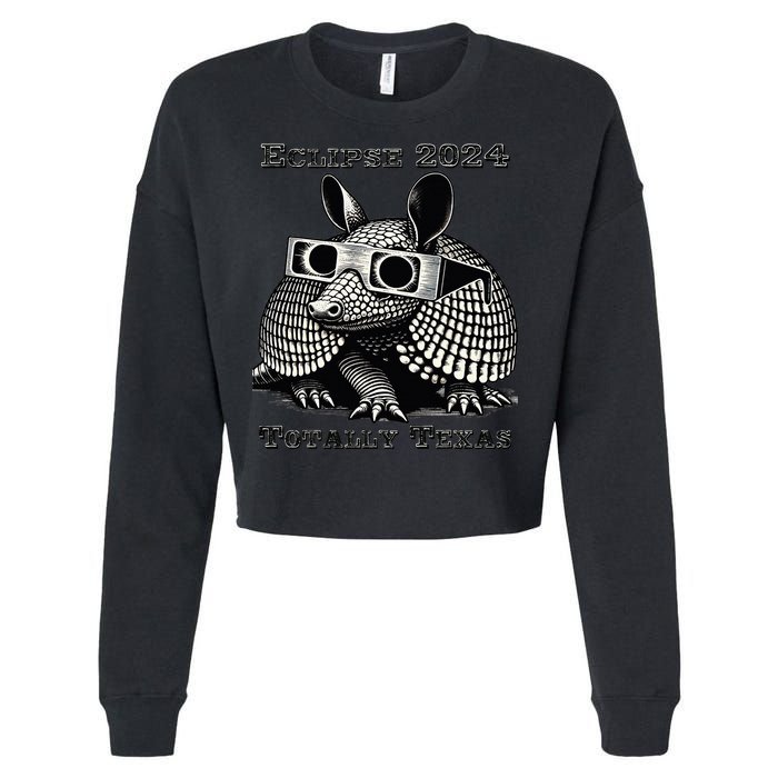 Eclipse 2024 Totally Texas Cropped Pullover Crew