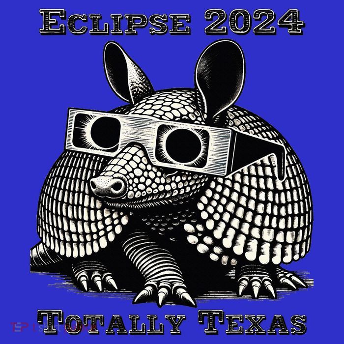 Eclipse 2024 Totally Texas Button