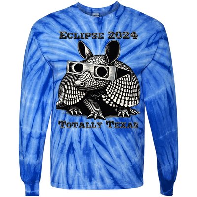 Eclipse 2024 Totally Texas Tie-Dye Long Sleeve Shirt