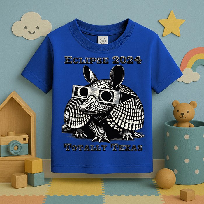 Eclipse 2024 Totally Texas Toddler T-Shirt