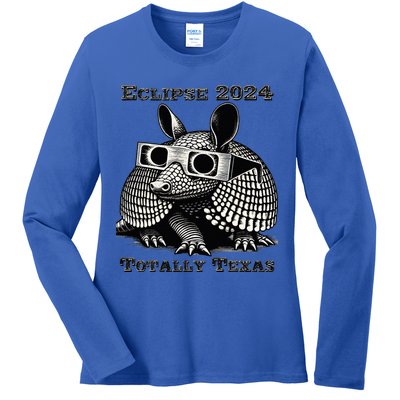 Eclipse 2024 Totally Texas Ladies Long Sleeve Shirt
