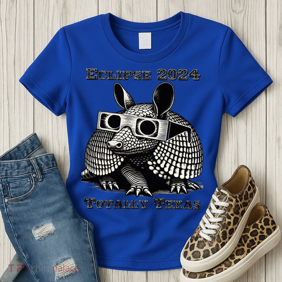 Eclipse 2024 Totally Texas Womens T-Shirt