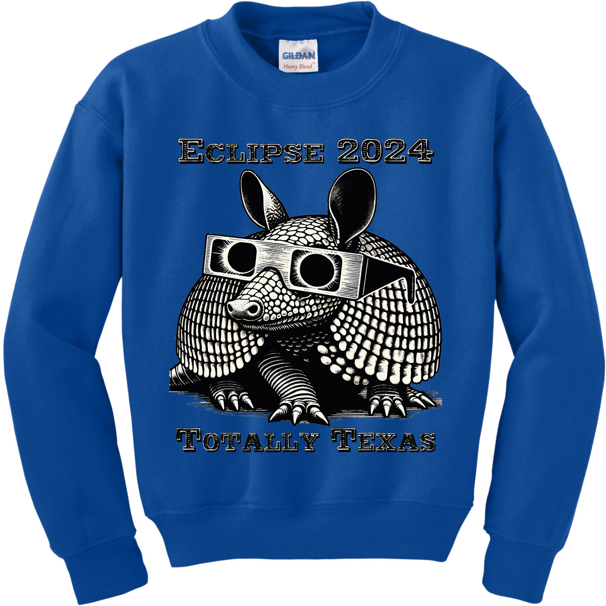 Eclipse 2024 Totally Texas Kids Sweatshirt