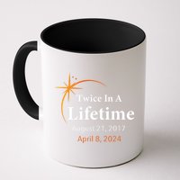 Eclipse 2024 Twice In A Lifetime Solar Eclipse Coffee Mug