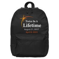 Eclipse 2024 Twice In A Lifetime Solar Eclipse 16 in Basic Backpack