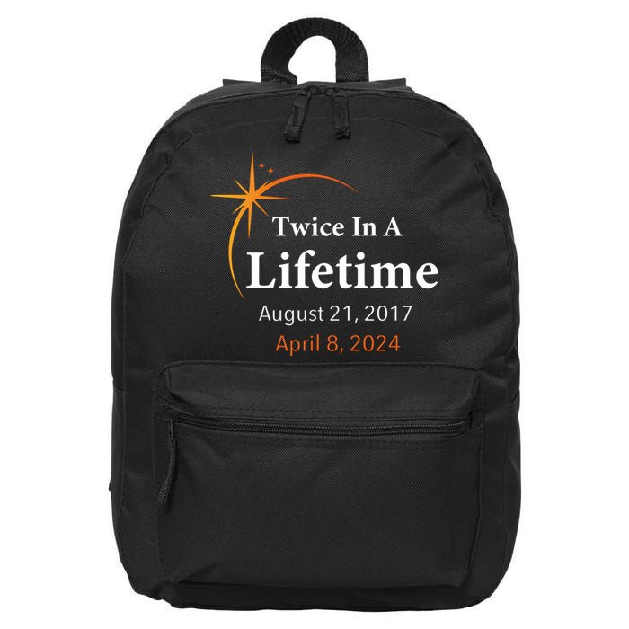 Eclipse 2024 Twice In A Lifetime Solar Eclipse 16 in Basic Backpack