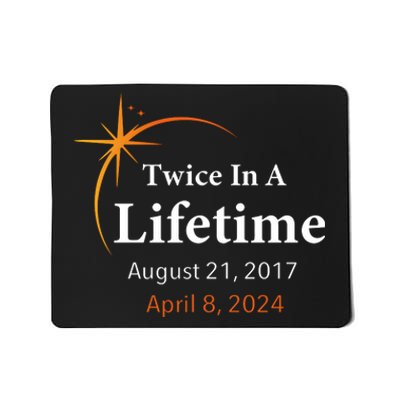 Eclipse 2024 Twice In A Lifetime Solar Eclipse Mousepad