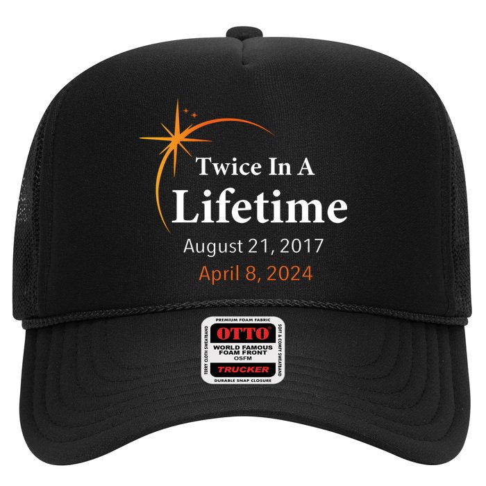 Eclipse 2024 Twice In A Lifetime Solar Eclipse Trucker Hat