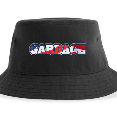 Election 2024 Trump Vance Garbage Republicans Politics Sustainable Bucket Hat