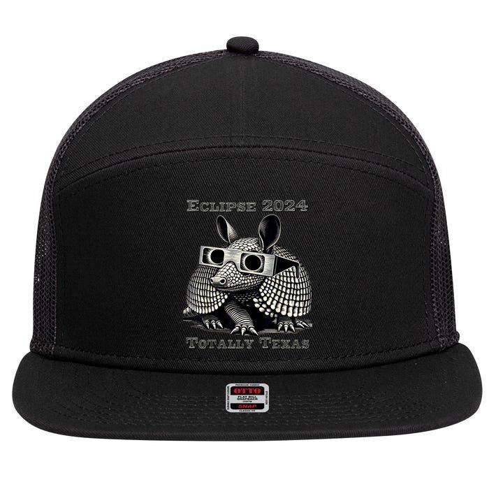 Eclipse 2024 Totally Texas 7 Panel Mesh Trucker Snapback Hat
