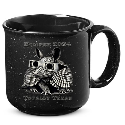 Eclipse 2024 Totally Texas 15oz Campfire Ceramic Mug